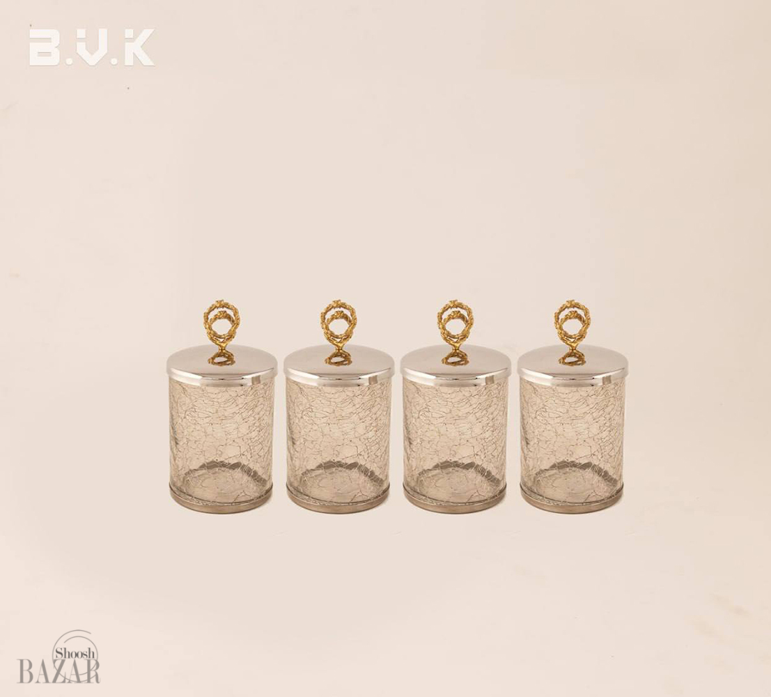 بانکه 4 عددی شیشه ترکدار بی وی کی مدل النا کد 3230445