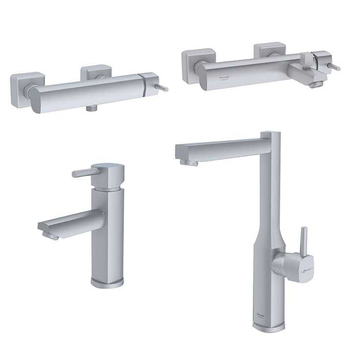 ست شیرآلات شودر مدل یونیک