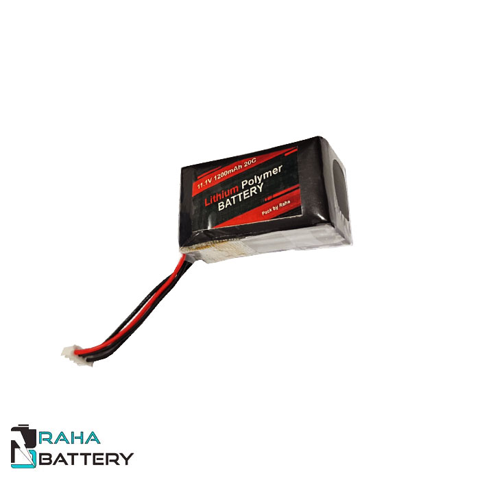 باتری لیتیوم پلیمر 3 سل 1200mAh 20C