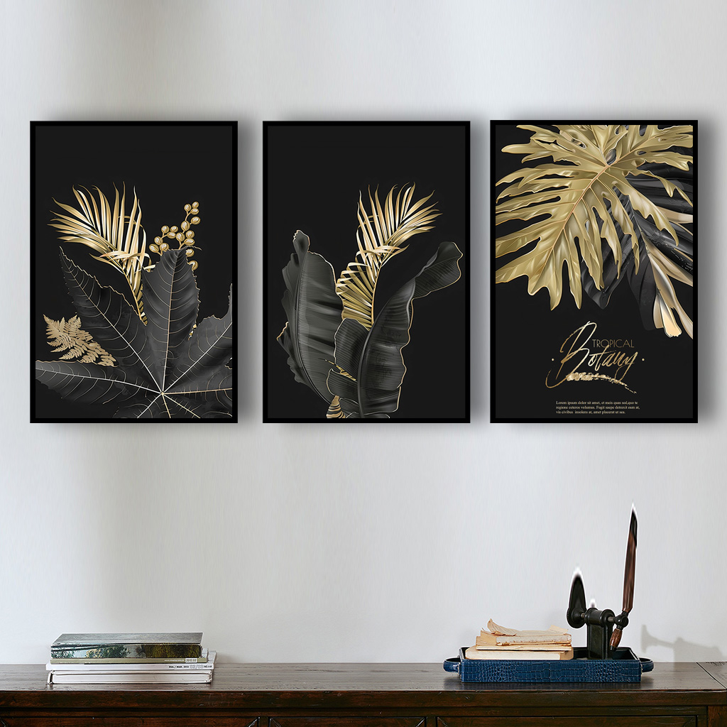 تابلو دکوراتیو مدل 1375W مجموعه 3 عددی