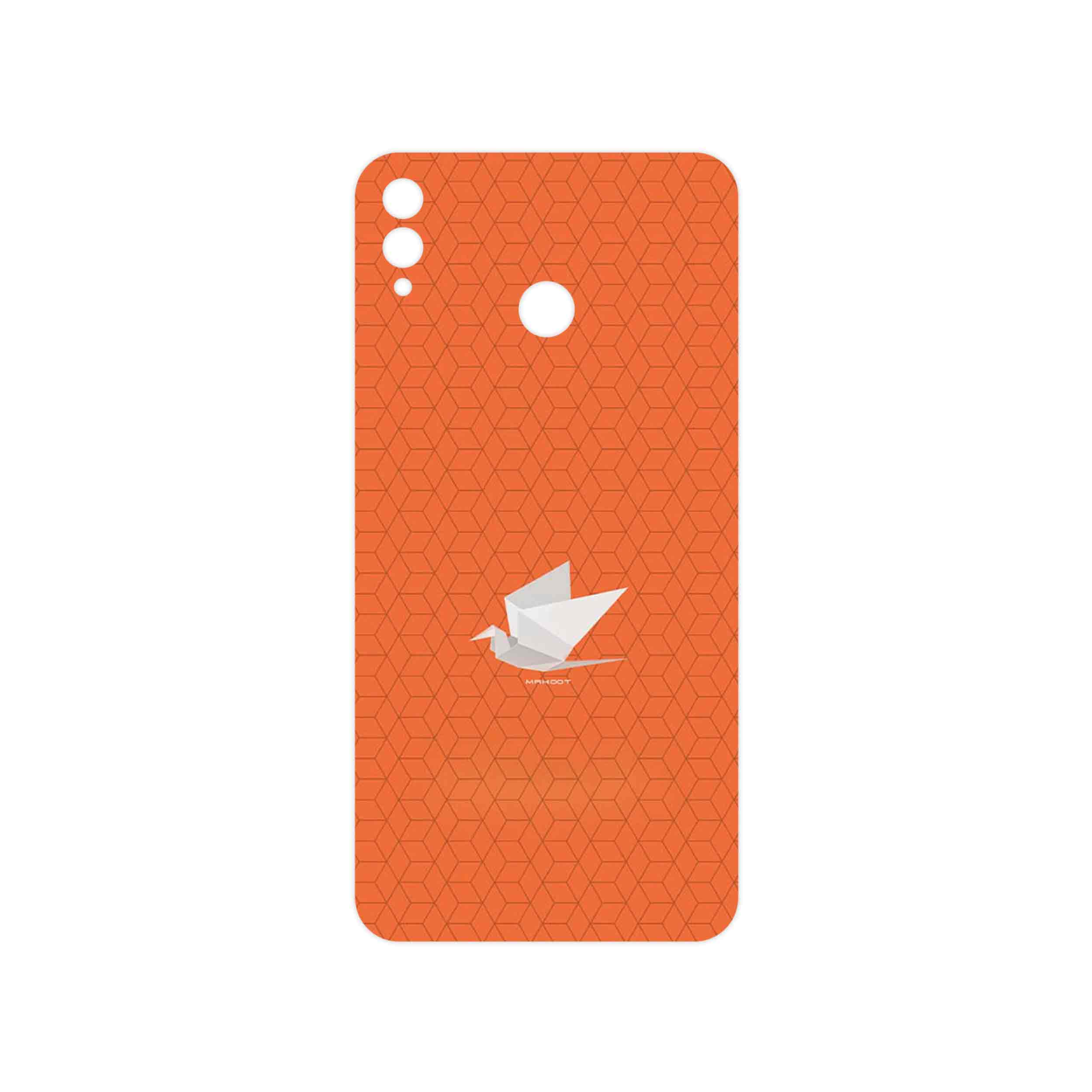 برچسب پوششی ماهوت مدل Minimalist origami bird مناسب برای گوشی موبایل آنر 8X Max