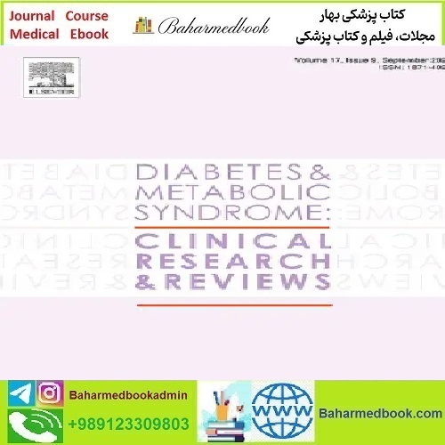 Diabetes &amp; Metabolic Syndrome Clinical Research &amp; Reviews Vo