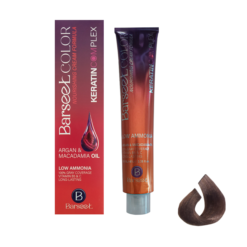 رنگ مو بارسل شماره 7.11 حجم 100 میلی لیتر رنگ بلوند خاکستری متوسط