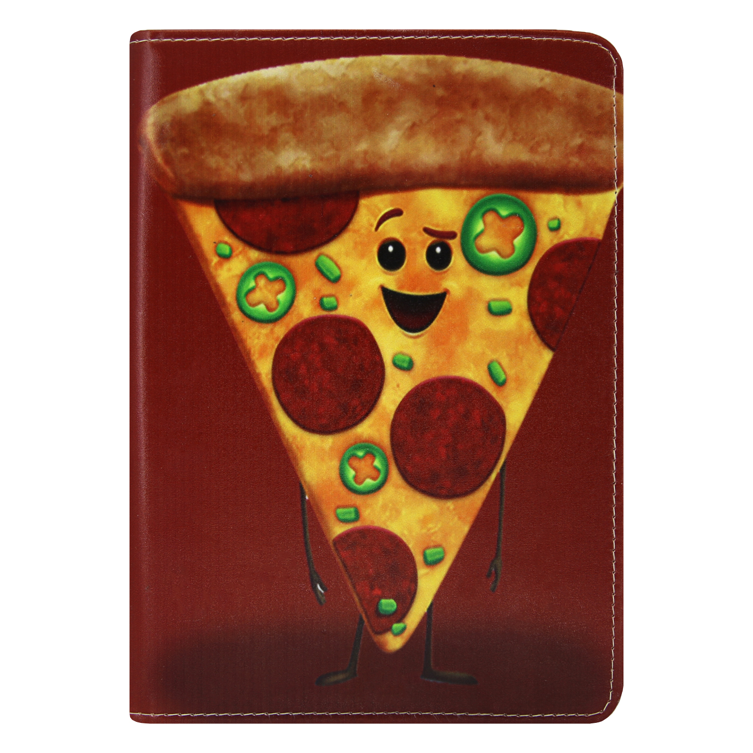 کیف کلاسوری مدل baraka طرح پیتزا مناسب برای تبلت سایز 7 اینچ