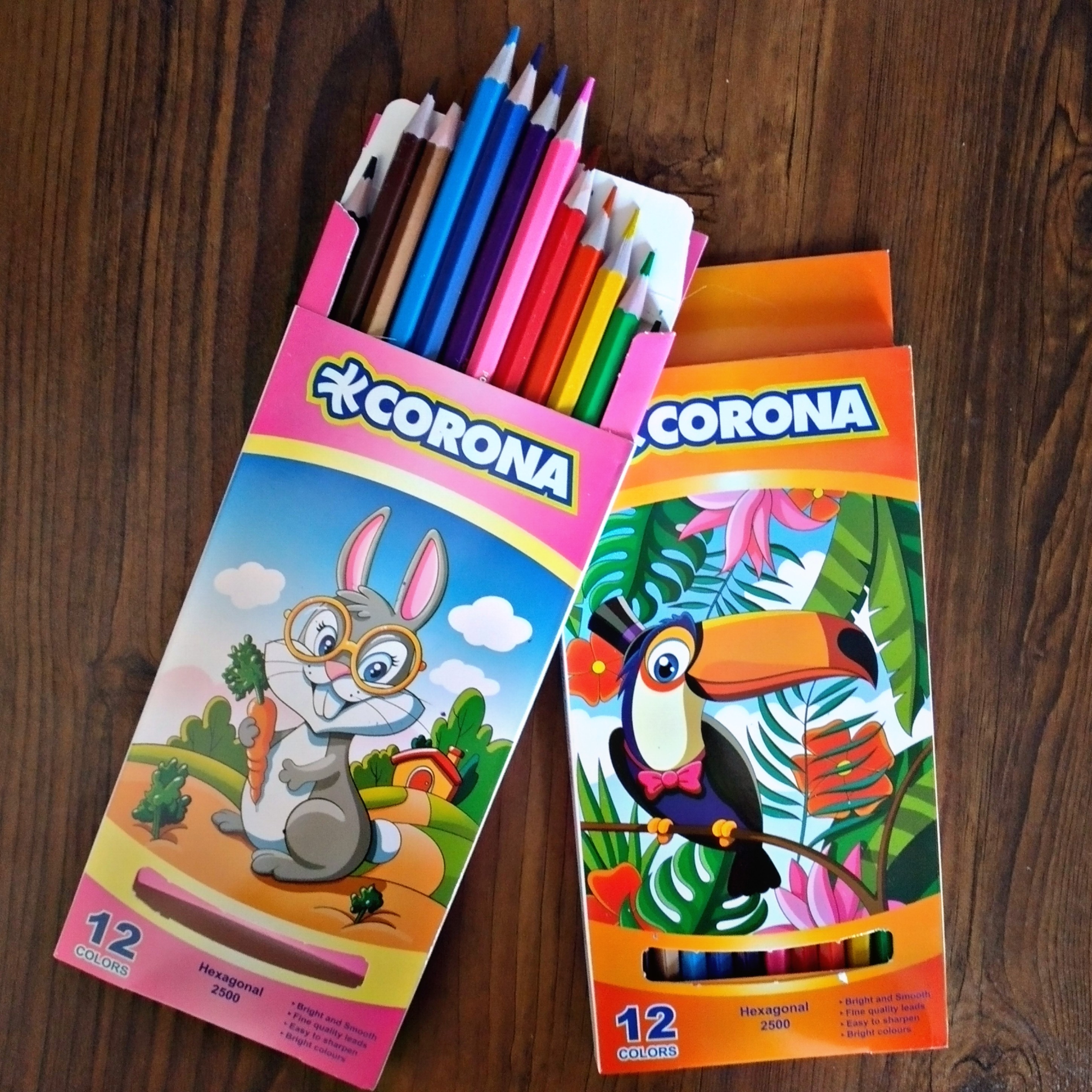 مداد رنگی 12 رنگ پلیمیری کرونا مداد رنگی ارزان پهلوون تحریر نوشت افزار ایرانی اسلامی 