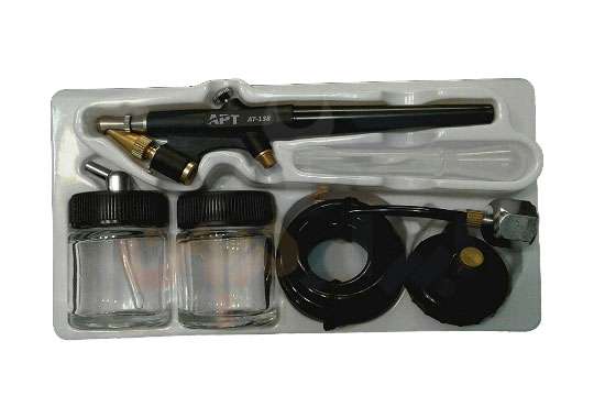 پیستوله ایربراش کاسه زیر دسته پلاستیکی کد 138