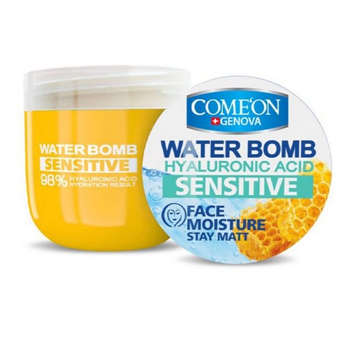 ژل کرم آبرسان صورت واتر بمب کامان حاوی عسل و هیالورونیک اسید 200 میل Comeon Fa