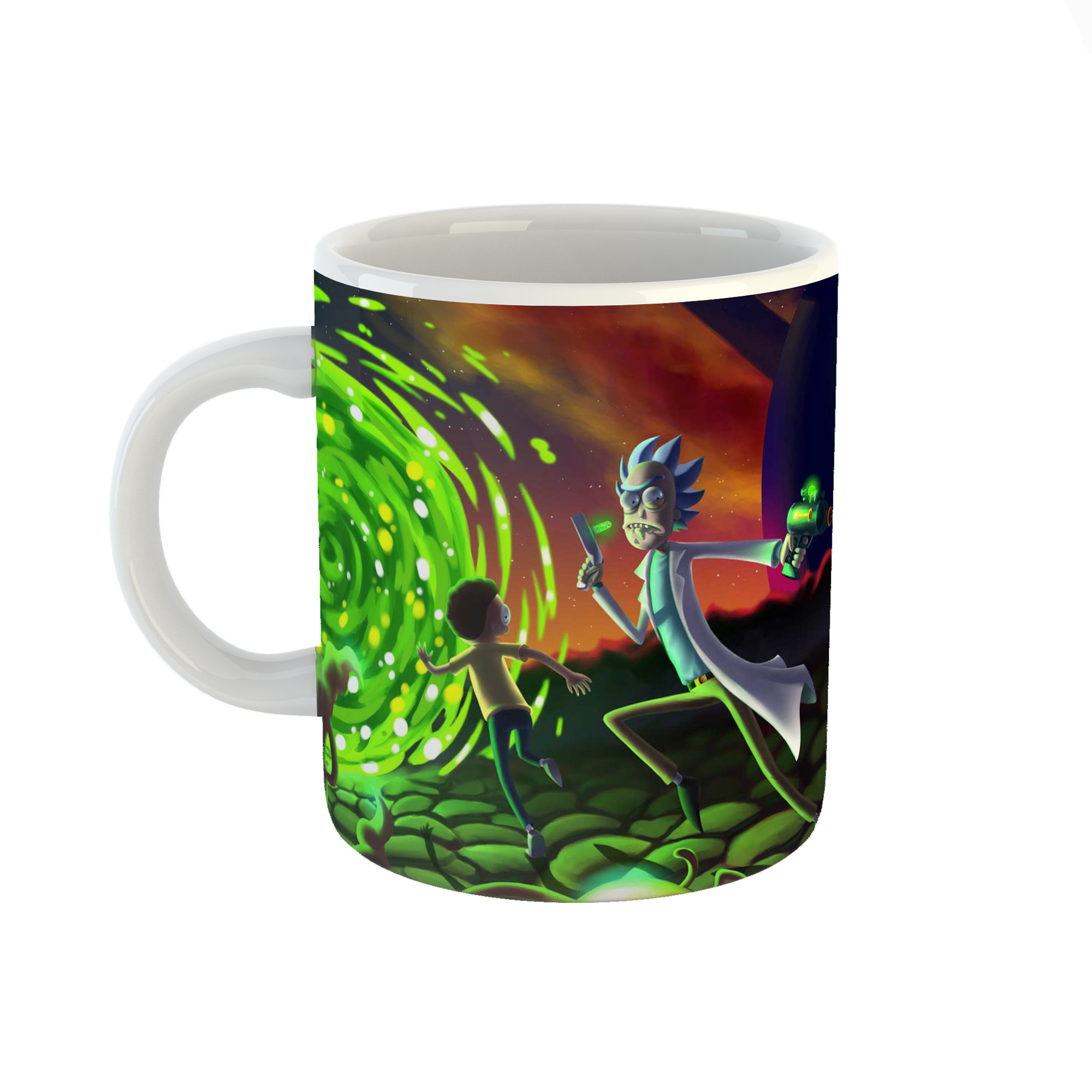 ماگ طرح rick and morty مدل کارتون کد 08