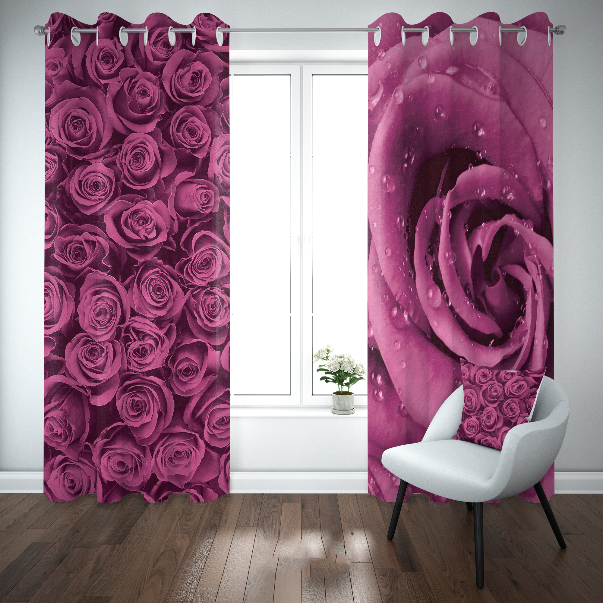 پرده مدل b1453 سایز 140×280 سانتی متر