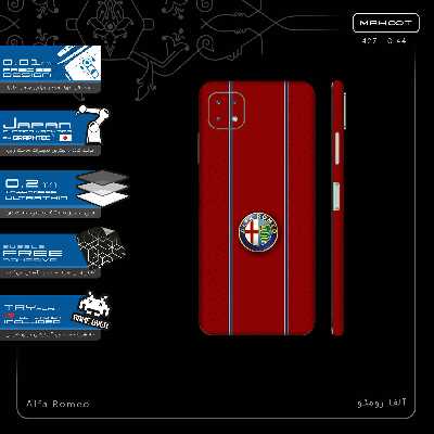 برچسب پوششی ماهوت مدل Alfa Romeo-FullSkin مناسب برای گوشی موبایل سامسونگ Galaxy A22 5G