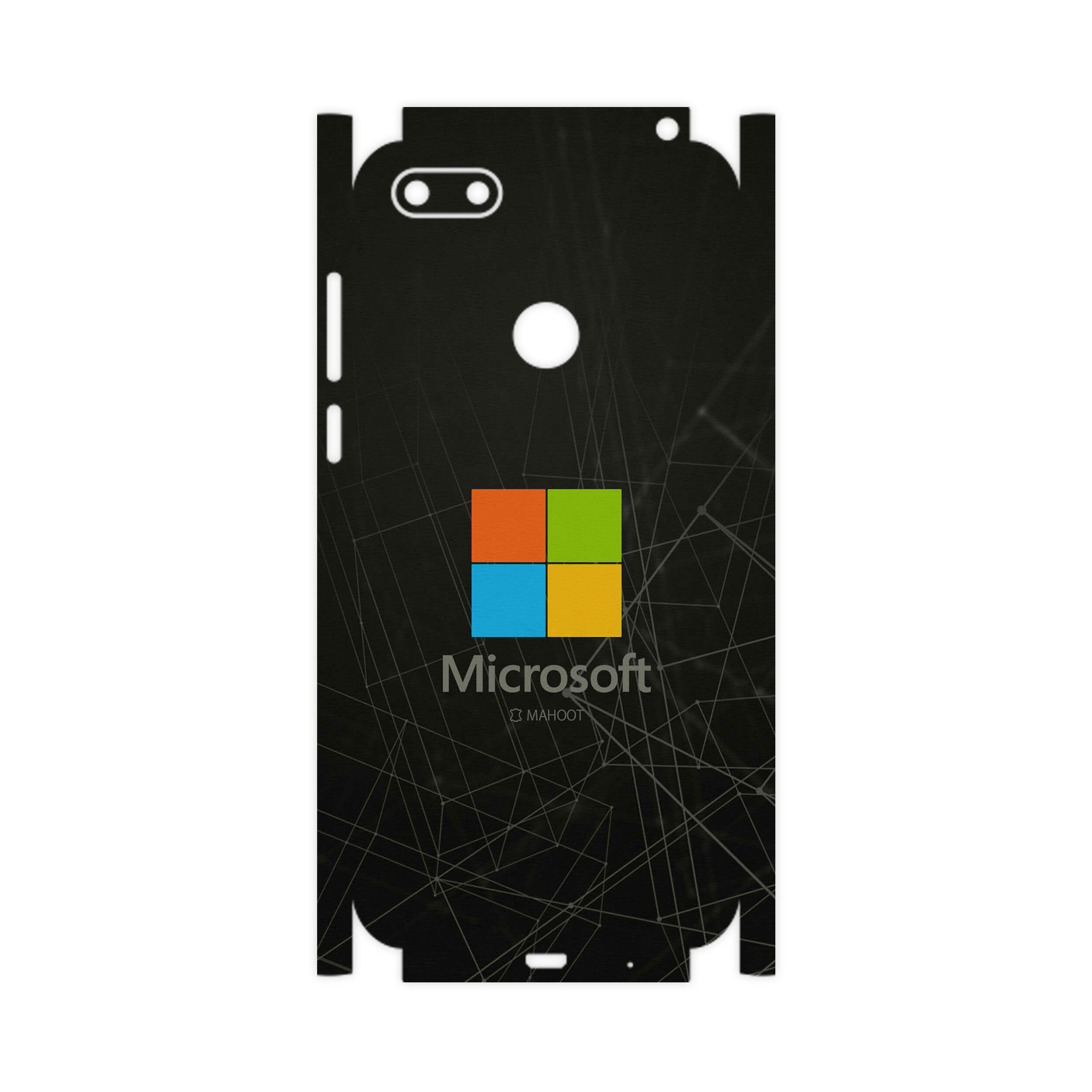 برچسب پوششی ماهوت مدل Mcrsft-FullSkin مناسب برای گوشی موبایل موتورولا Moto E6 Play