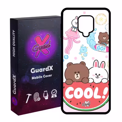 کاور گارد ایکس طرح Cool مدل Glass10071 مناسب برای گوشی موبایل شیائومی Redmi Note 9S / Note 9 Pro / Note 9 Pro Max