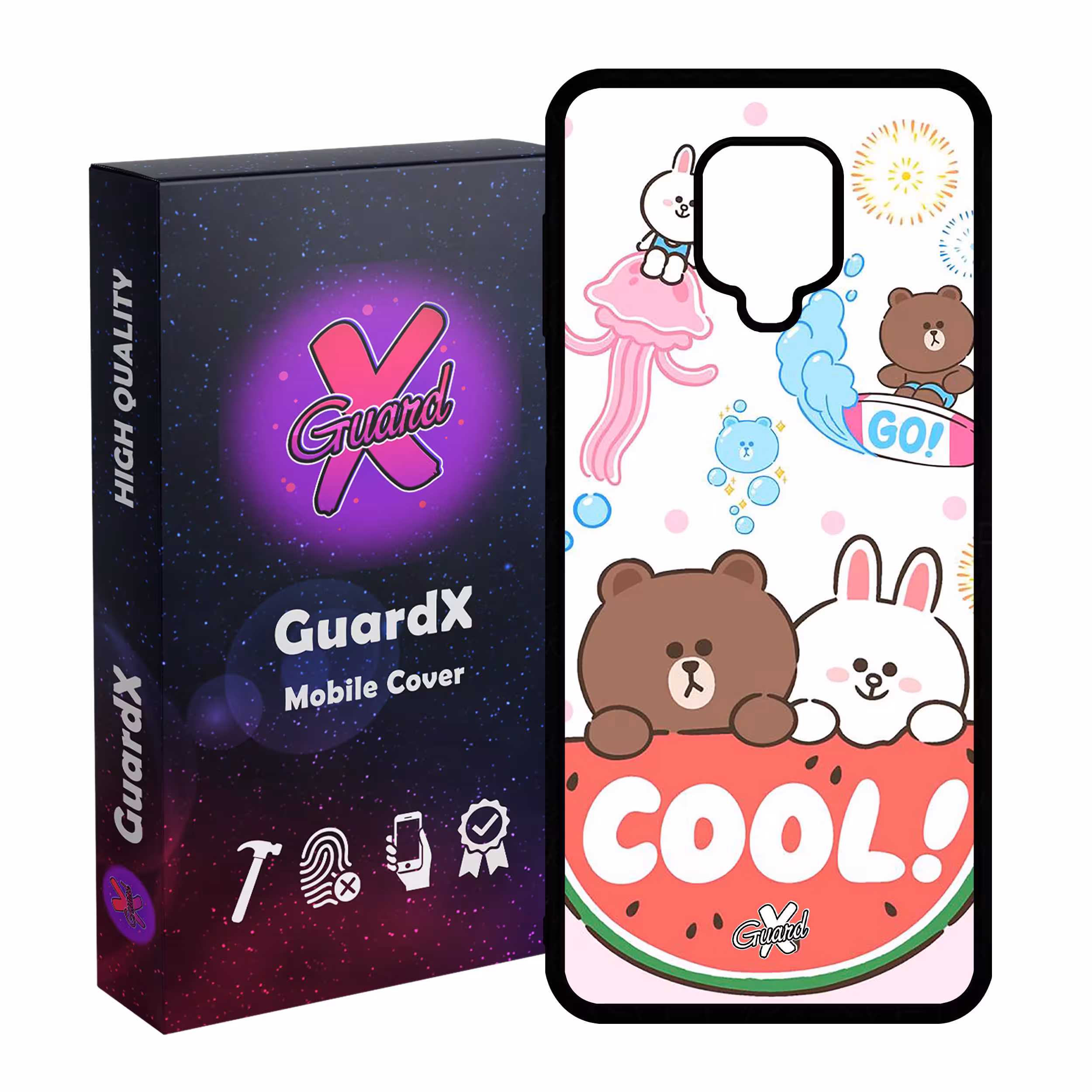 کاور گارد ایکس طرح Cool مدل Glass10071 مناسب برای گوشی موبایل شیائومی Redmi Note 9S / Note 9 Pro / Note 9 Pro Max