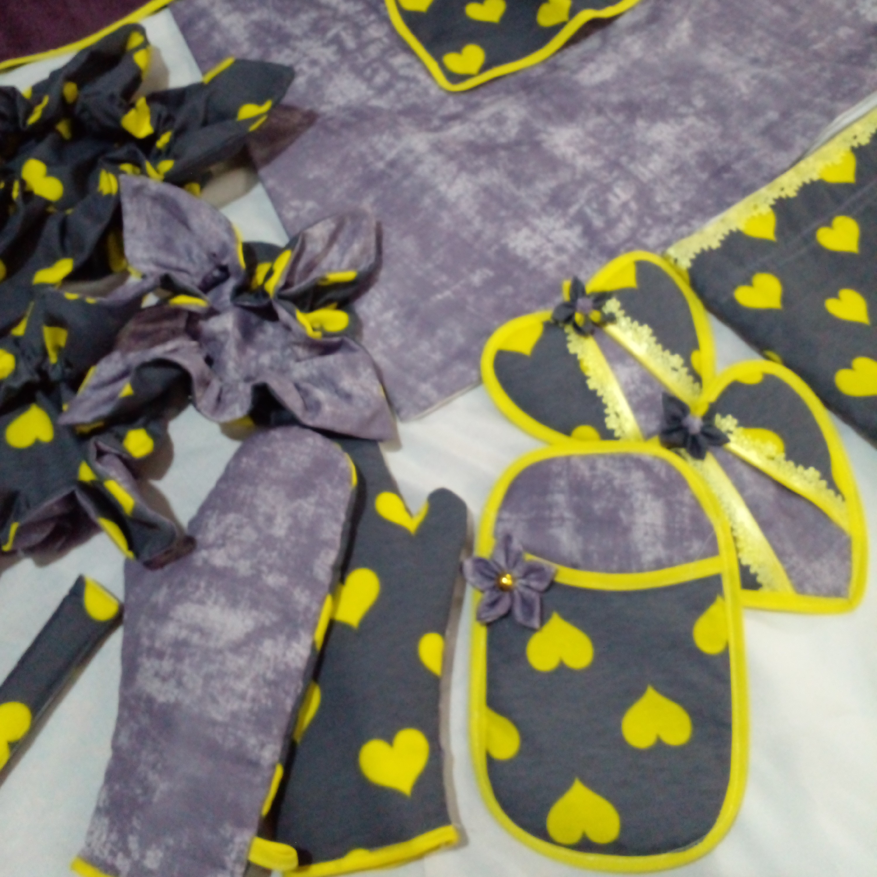 سرویس آشپزخانه پارچه ای آشپزخانه عروس نیم ست  کامل(دستدوز)