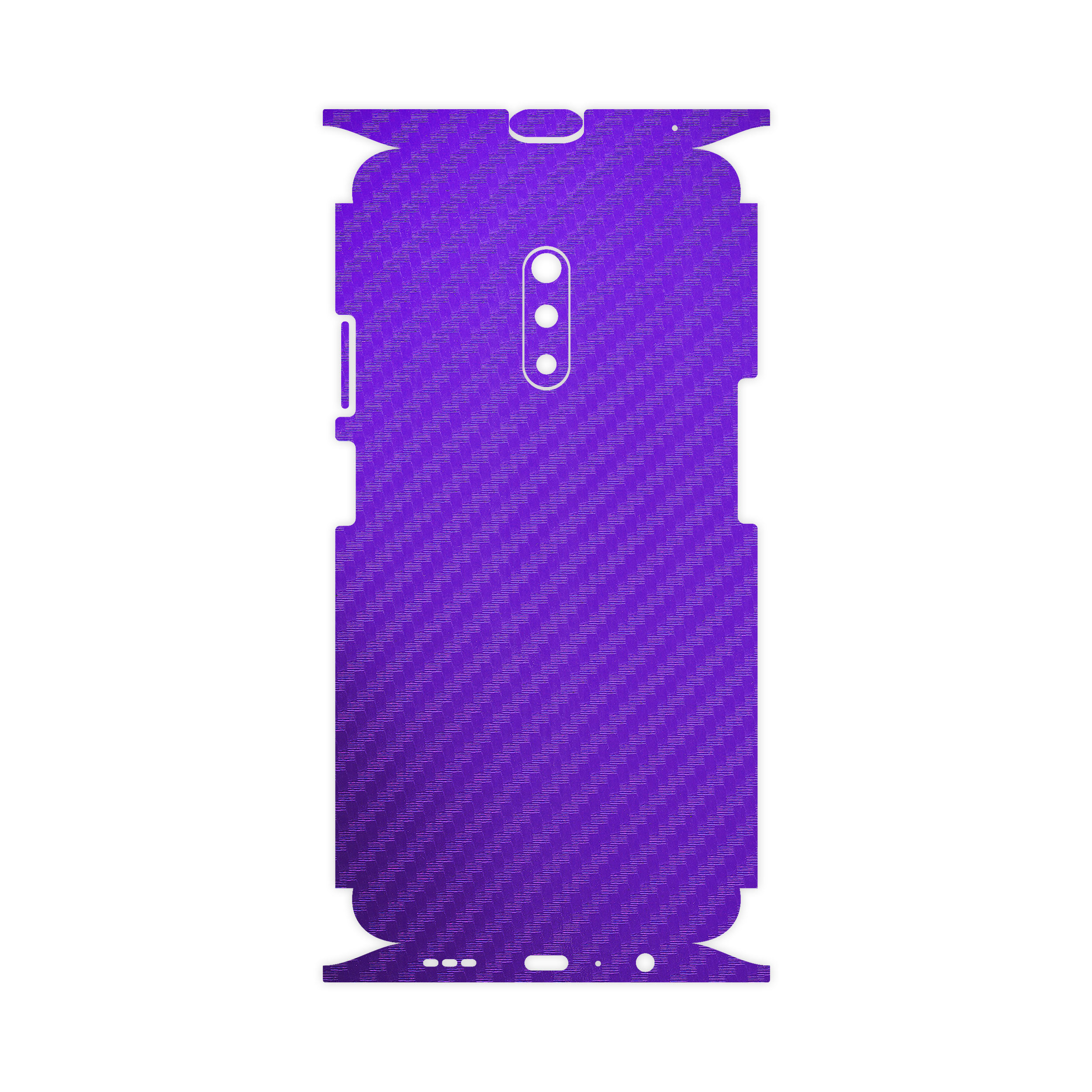 برچسب پوششی ماهوت مدل Purple-Fiber-FullSkin مناسب برای گوشی موبایل اوپو Realme X