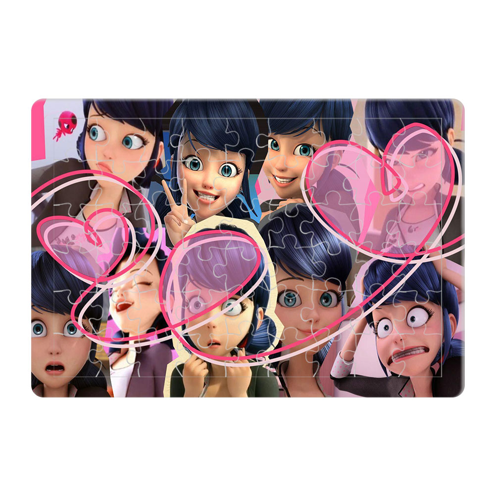 پازل 54 تکه طرح دختر کفشدوزکی مدل P1193