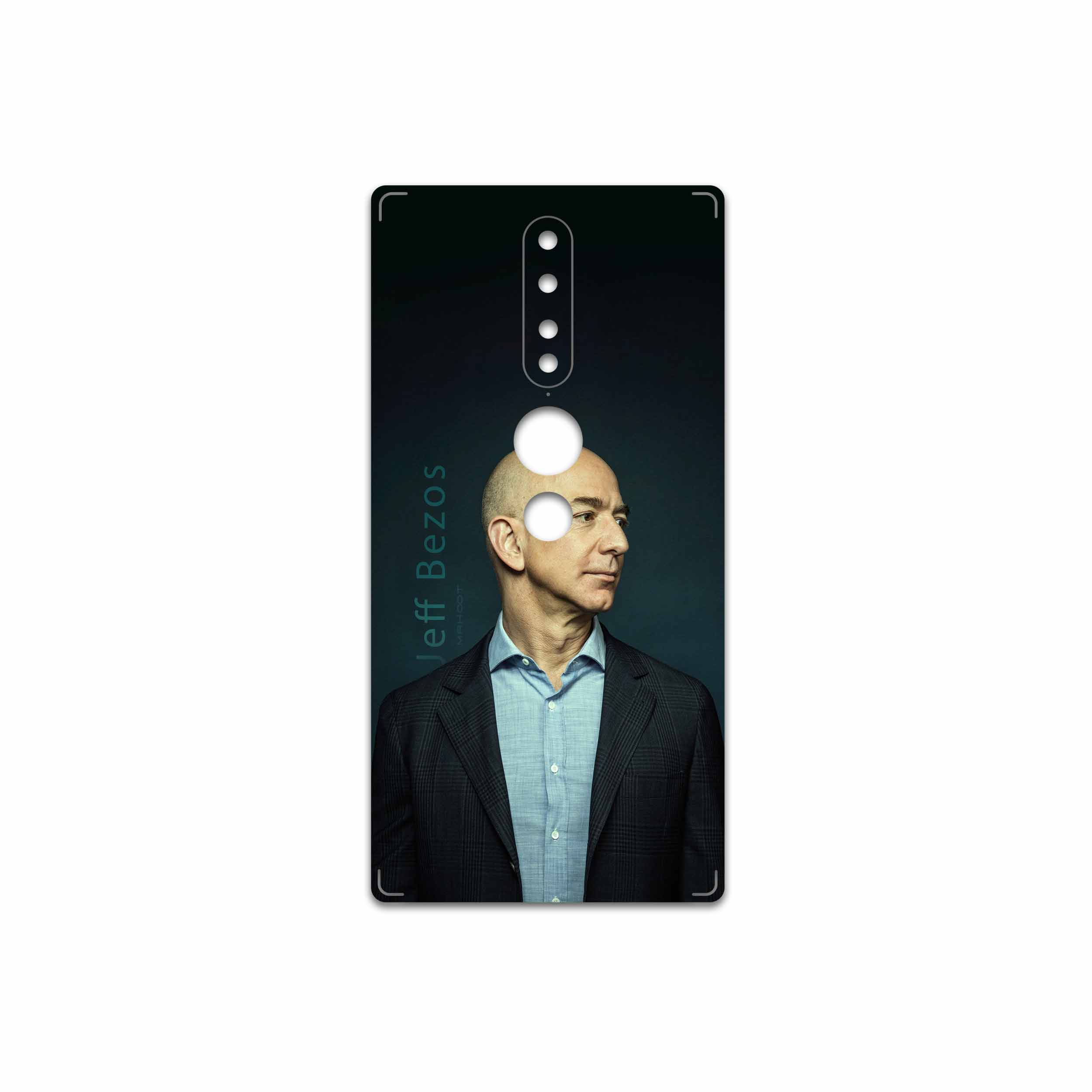 برچسب پوششی ماهوت مدل Jeff Bezos مناسب برای گوشی موبایل لنوو Phab2 Pro