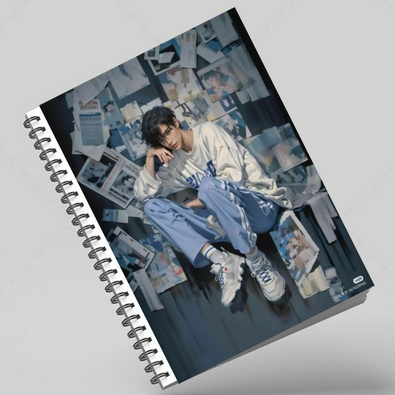 دفتر سیمی طرح blue boy