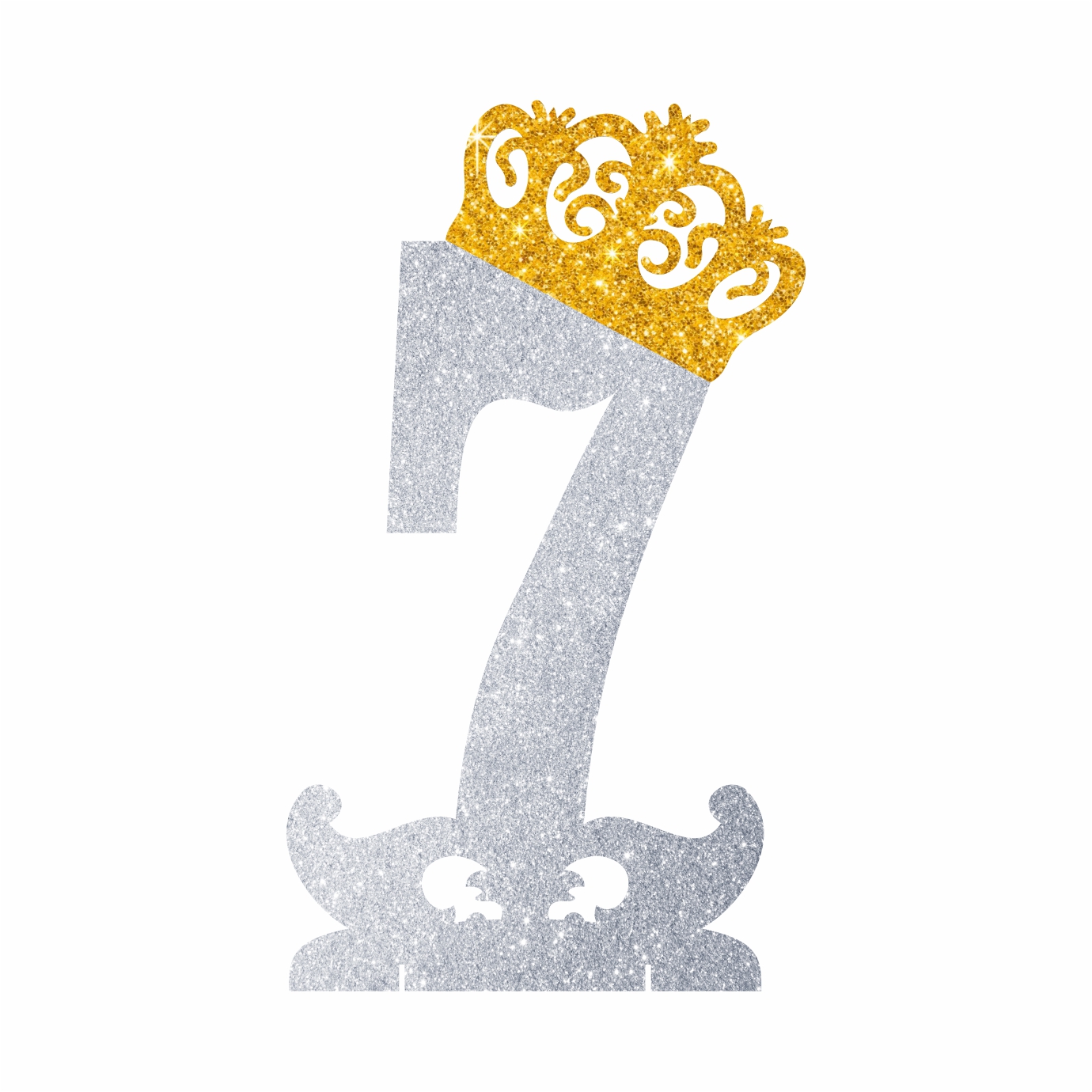  استند تولد طرح عدد 7 مدل تم تاج