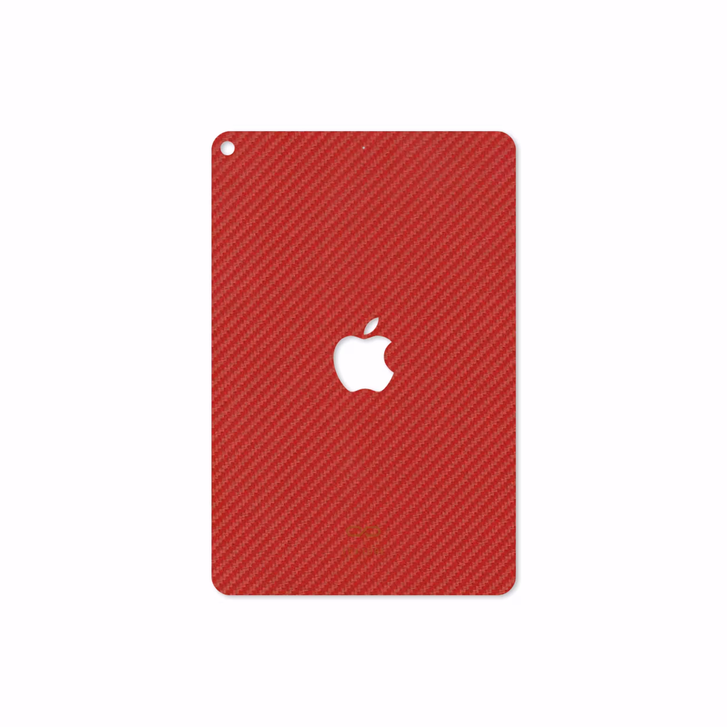 برچسب پوششی ماهوت مدل Red-Fiber مناسب برای تبلت اپل iPad mini (GEN 5) 2019 A2125