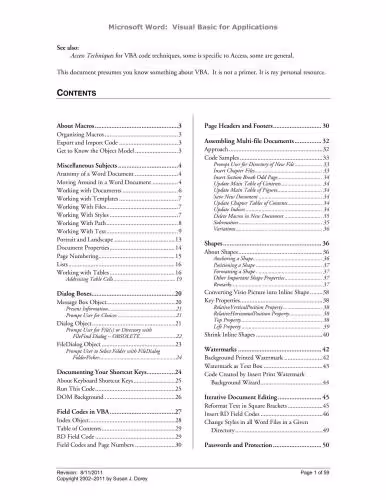 خرید و دانلود نسخه کامل کتاب Microsoft Word: Visual Basic for Applications (Word VBA Techniques)
