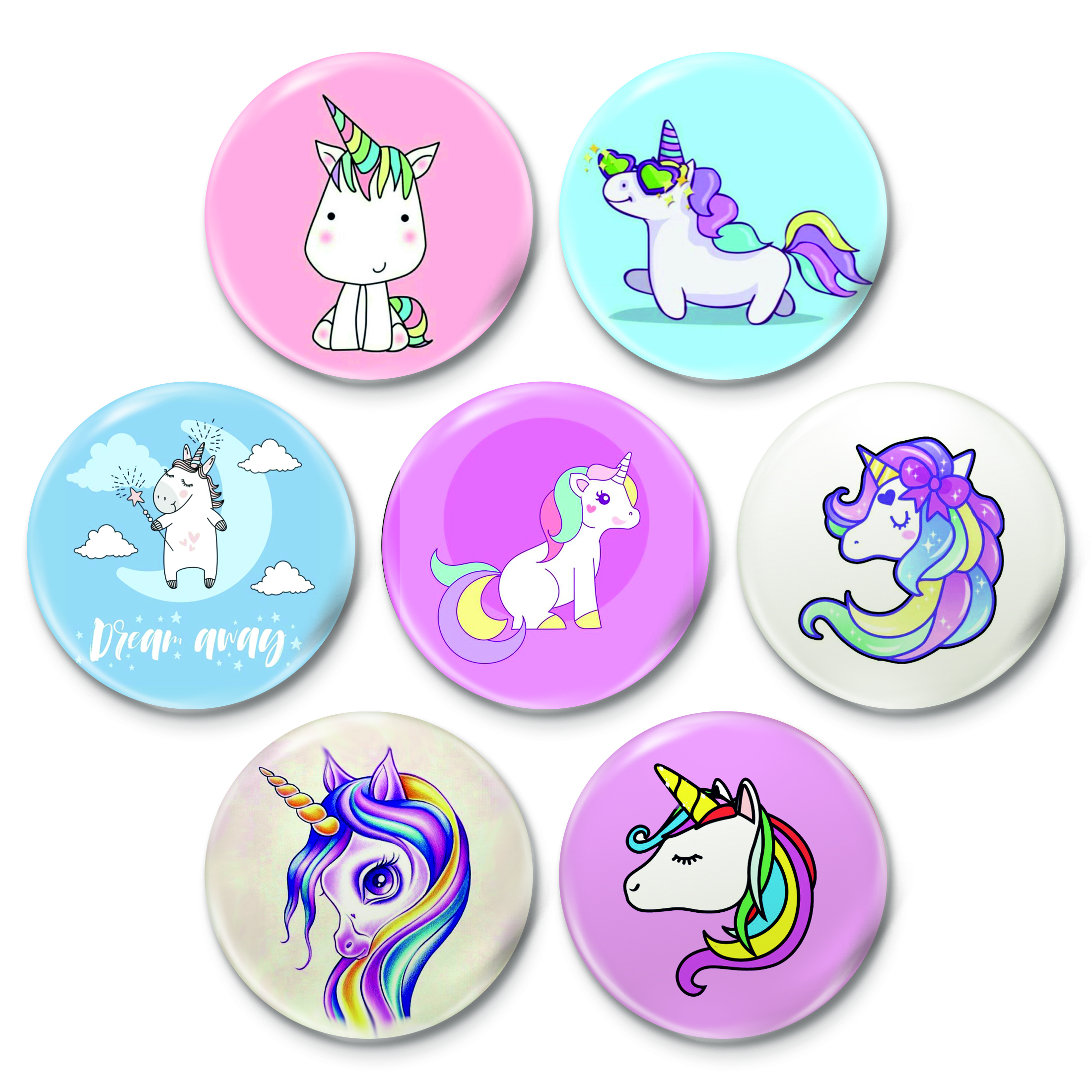 پیکسل طرح یونیکورن کد 47.37 مجموعه 7 عددی