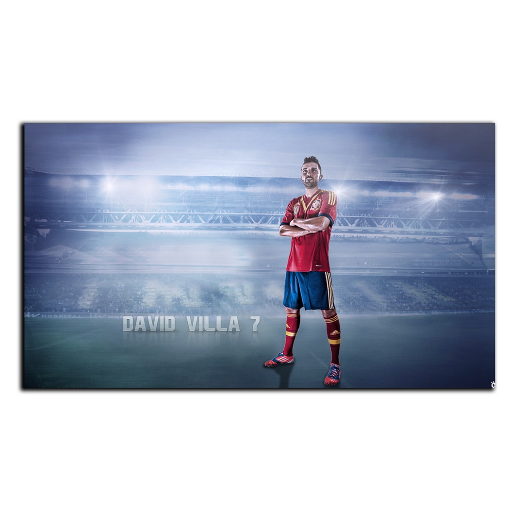 تابلو شاسی بکلیت طرح بازیکن تیم ملی فوتبال اسپانیا داوید ویا مدل SH-S6758