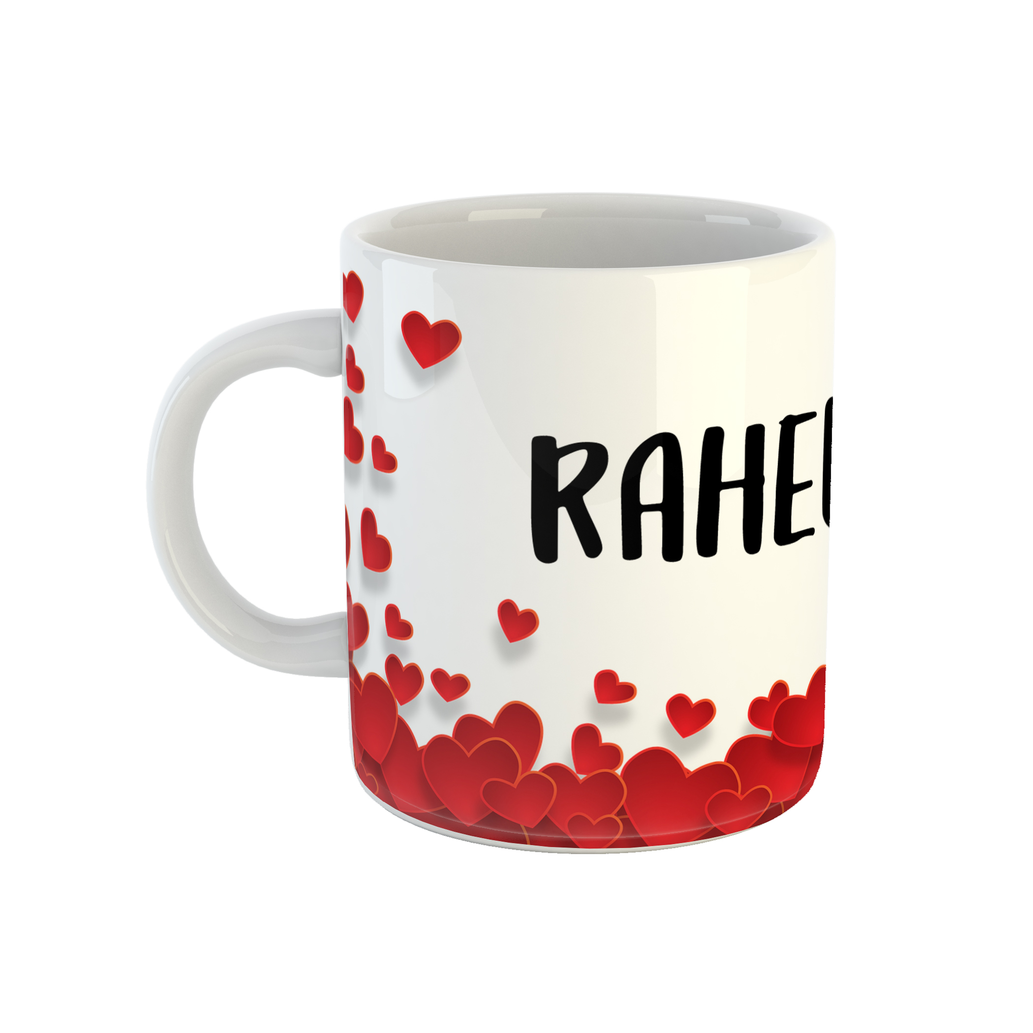 ماگ طرح قلب مدل راحله 