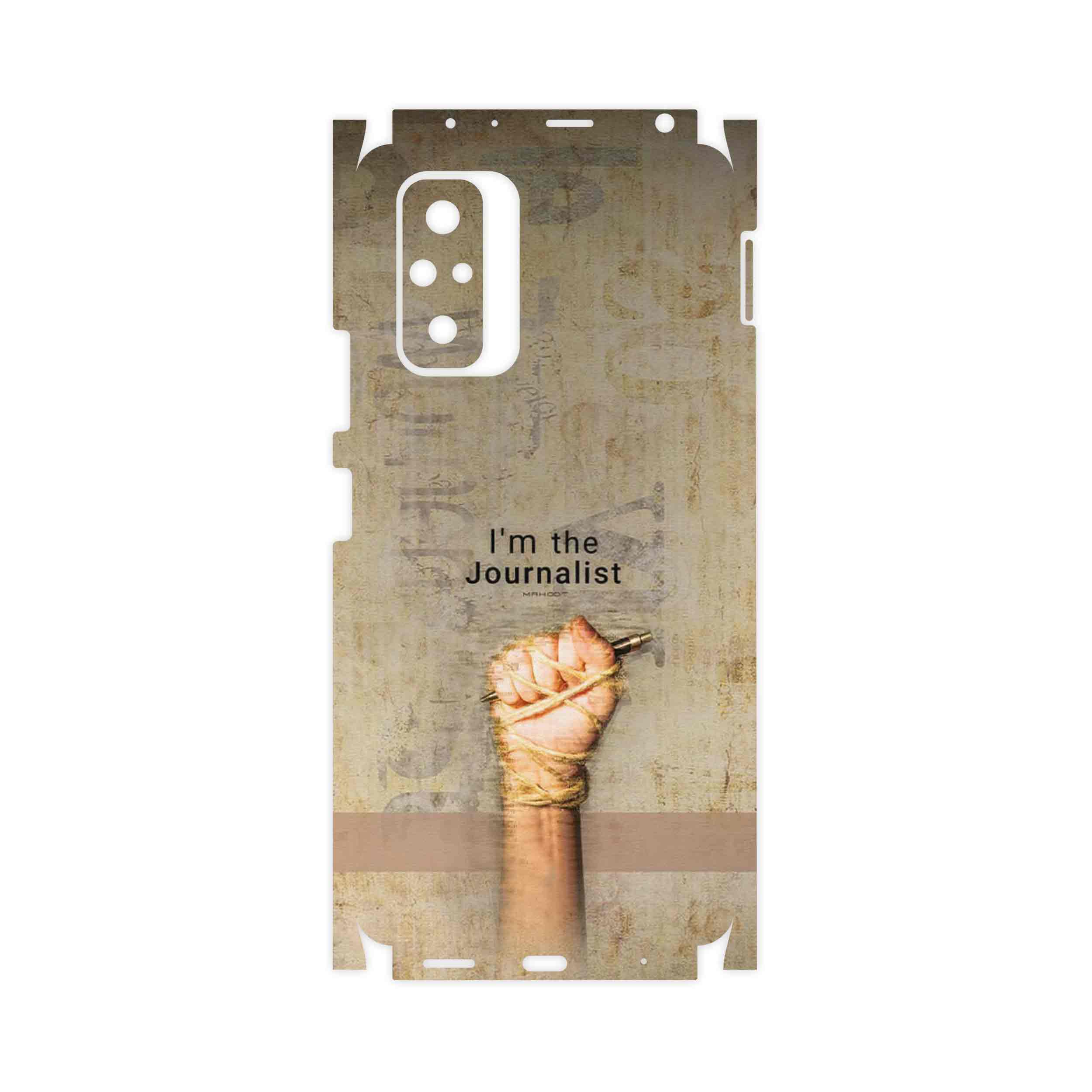 برچسب پوششی ماهوت مدل Journalist-FullSkin مناسب برای گوشی موبایل شیائومی Redmi Note 10 Pro