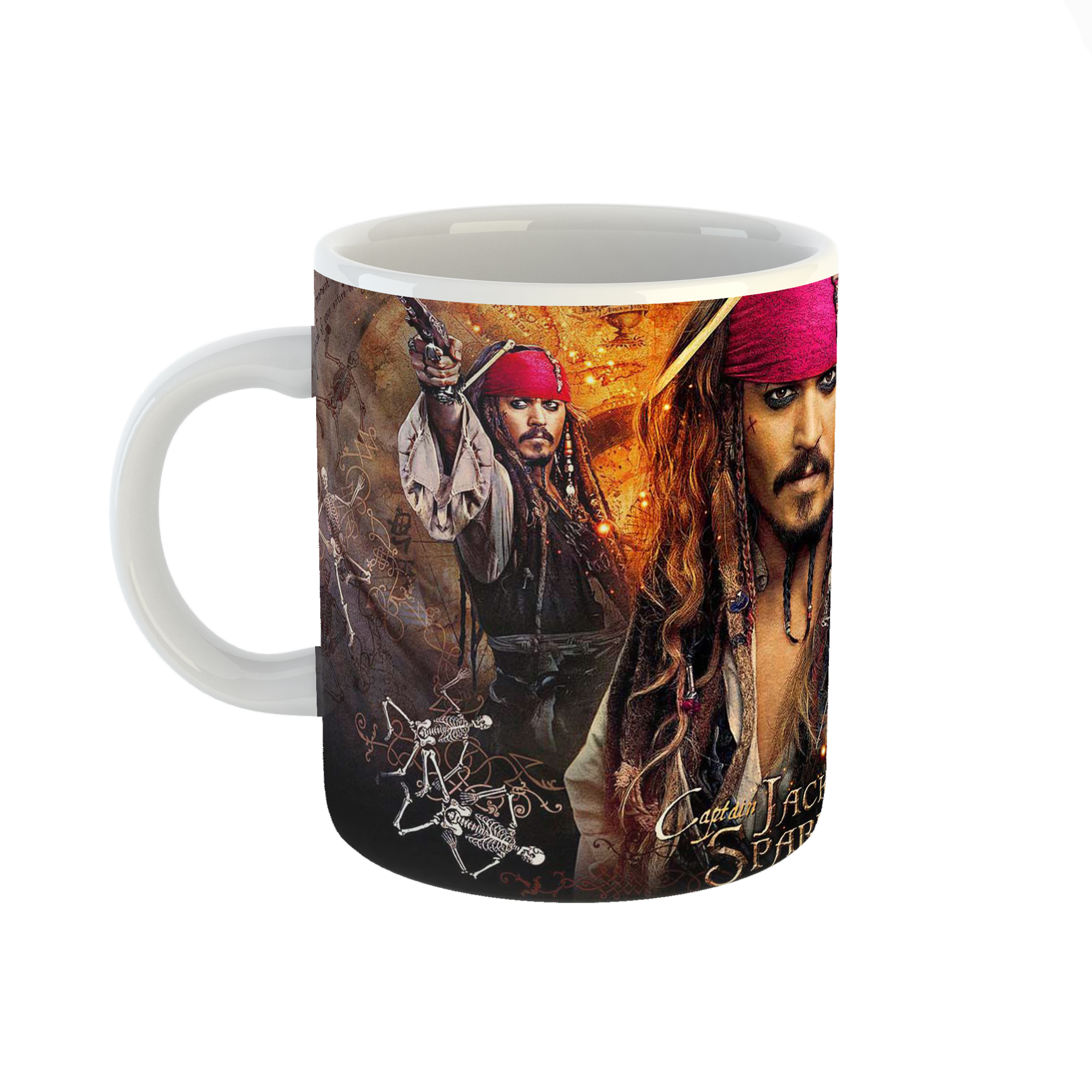 ماگ طرح دزدان دریایی کارائیب مدل جانی دپ کد 02