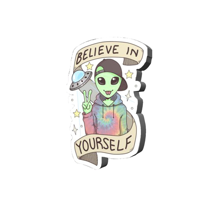 استیکر تزئینی موبایل طرح Belive In Yourself کد 181