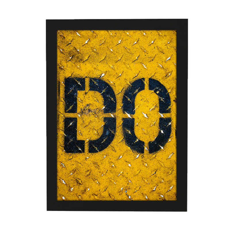 تابلو مدل متن انگیزشی | دنیای قاب