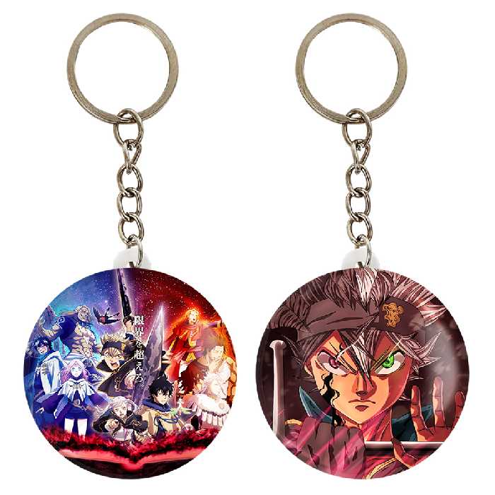 جاکلیدی خندالو مدل آستا انیمه بلک کلاور کد 1173811740 مجموعه 2 عددی