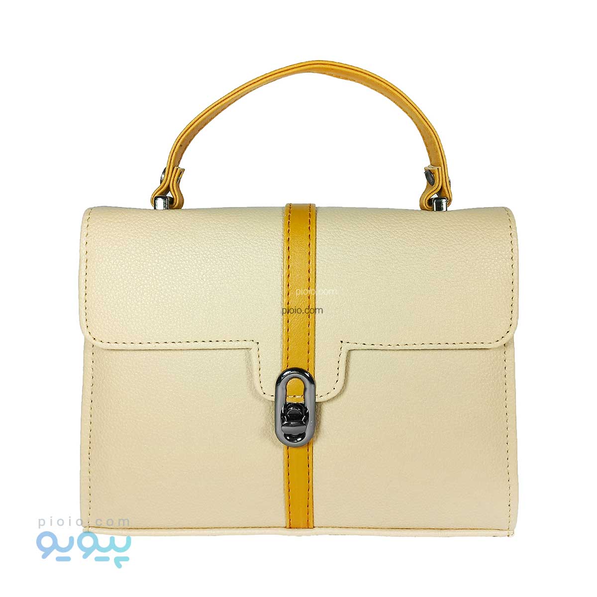 کیف دستی مجلسی زنانه خط دار