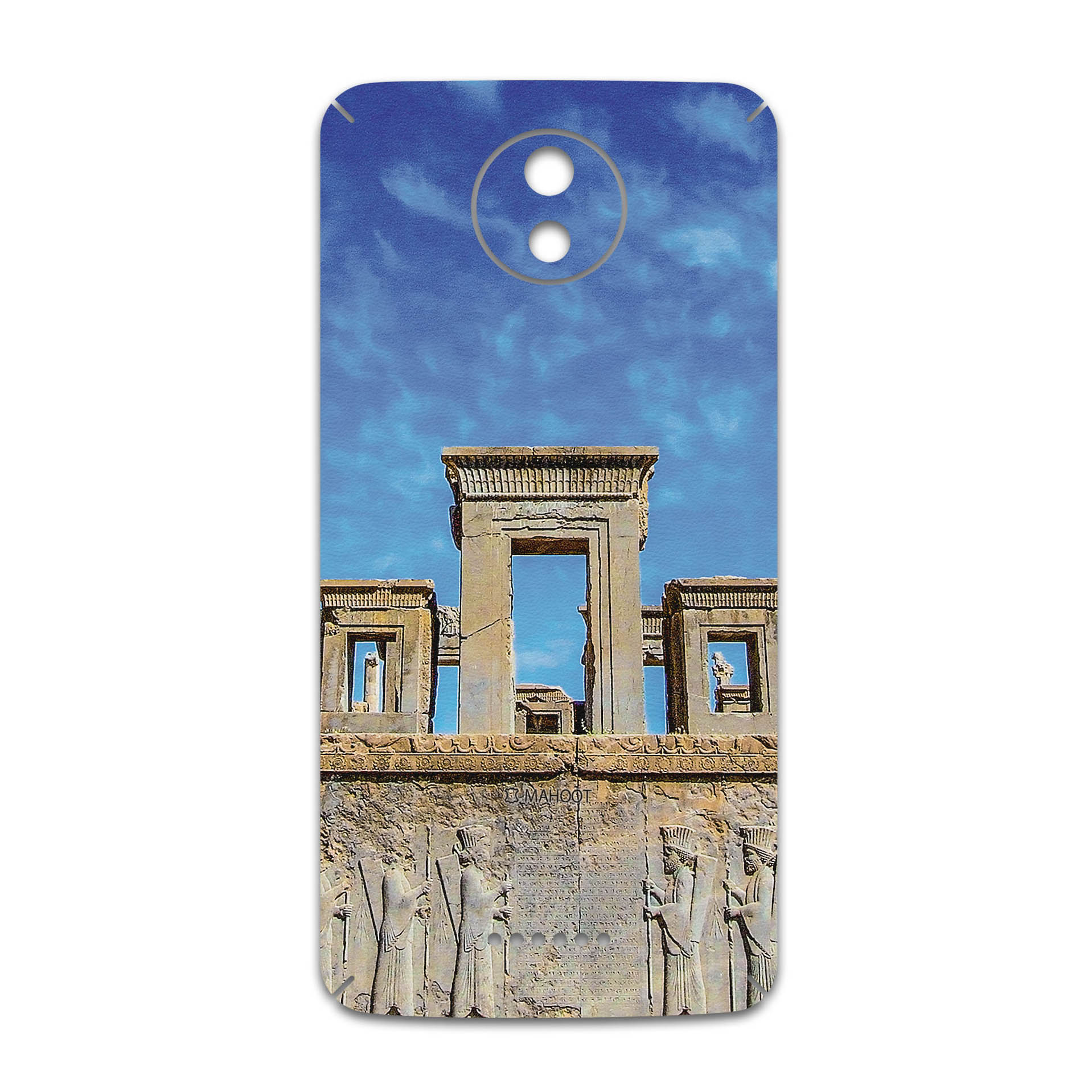 برچسب پوششی ماهوت مدل TAKHT-e-JAMSHID مناسب برای گوشی موبایل موتورولا Moto C Plus