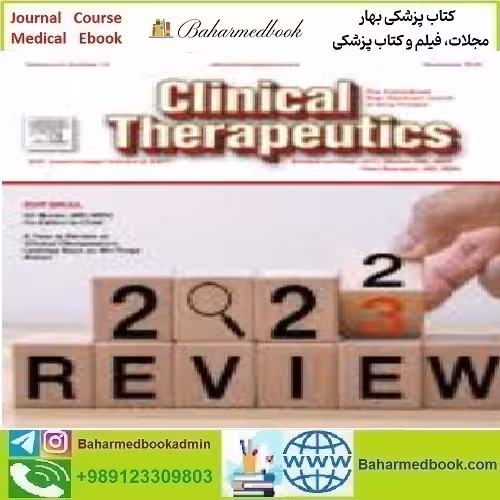 Clinical Therapeutics Volume 44 Issues 1 to 12 2022 TRU
