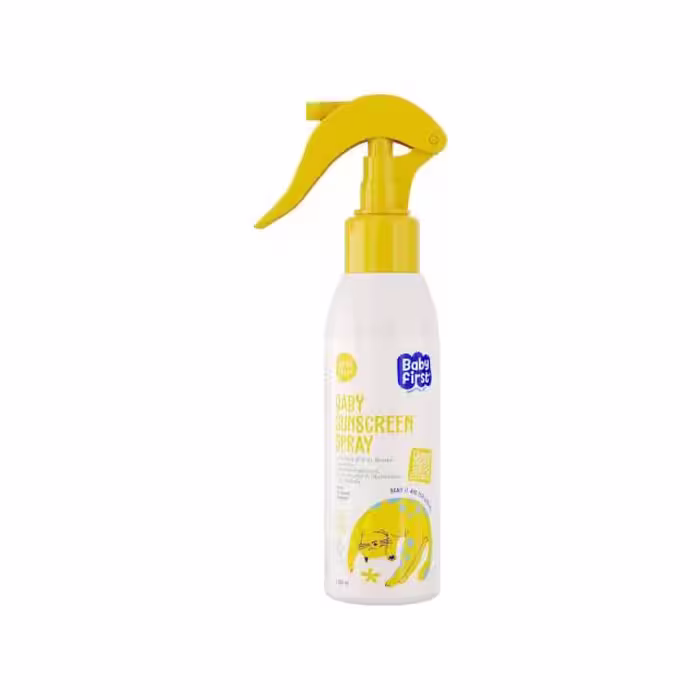 اسپری ضدآفتاب SPF50 کودکان بیبی فرست حجم 150 میلی لیتر