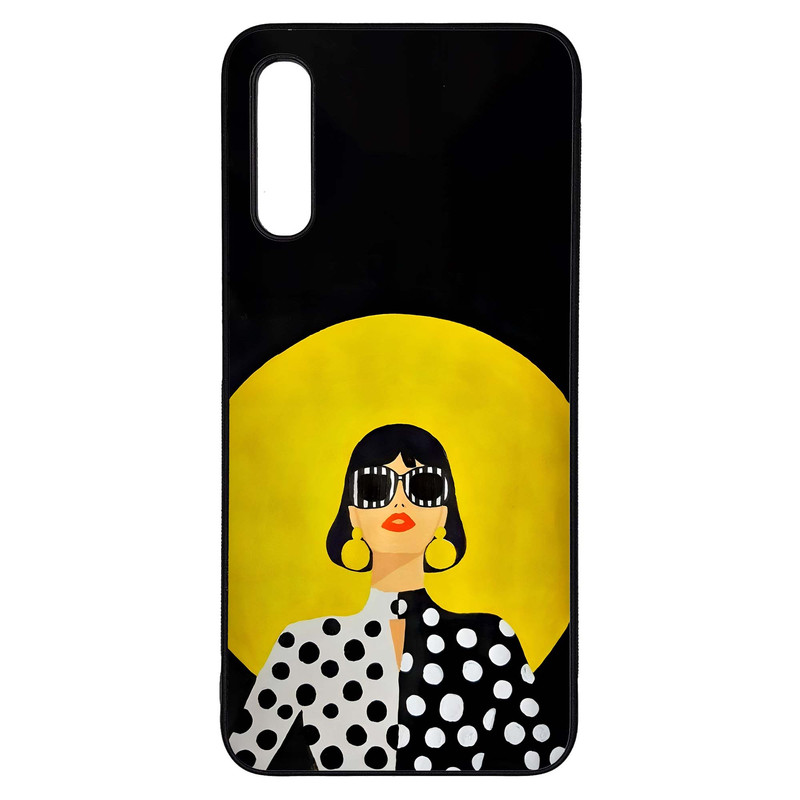 کاور طرح دختر کد G-147 مناسب برای گوشی موبایل سامسونگ Galaxy A50s / A50 / A30s | دیجی قاب دونی