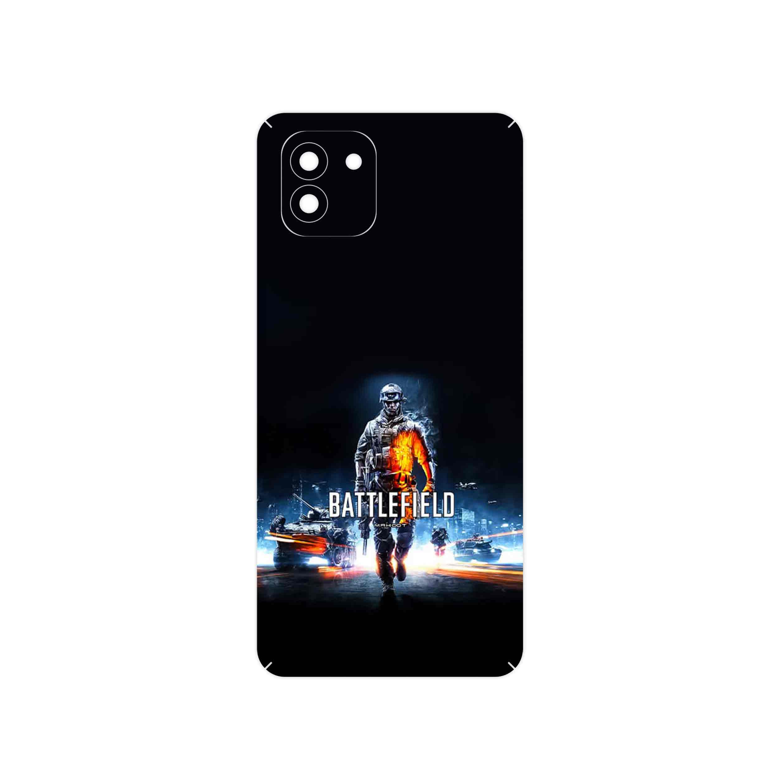 برچسب پوششی ماهوت مدل Battlefield Game Series مناسب برای گوشی موبایل سامسونگ Galaxy A03