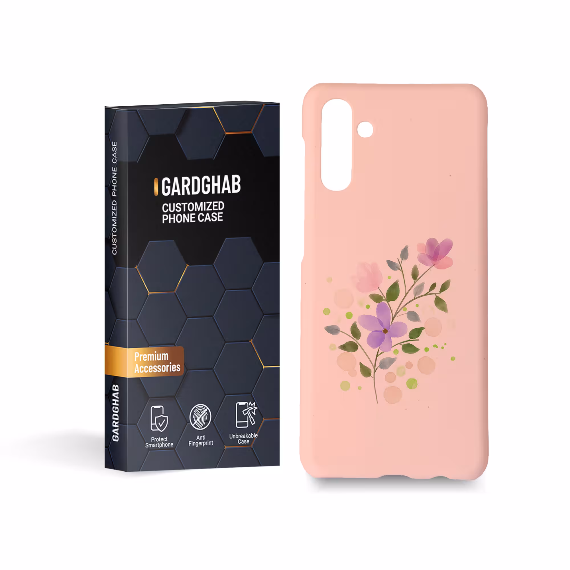 کاور گارد قاب مدل گل مناسب برای گوشی موبایل سامسونگ Galaxy A13 5g / A04s