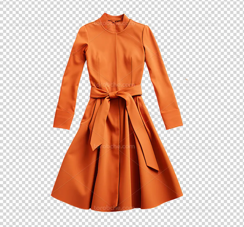 عکس PNG مانتو نارنجی | گرافیک با طعم تربچه