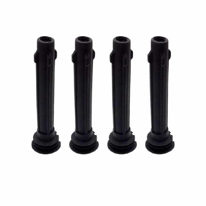 وایر شمع خودرو استیم پارت مدل سیلیکونی مناسب برای ام وی ام X22s بسته 4 عددی