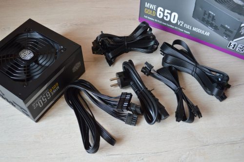 پاور کولرمستر MWE Gold 650W Full Modular (استوک-فول ماژولار)تعمیری