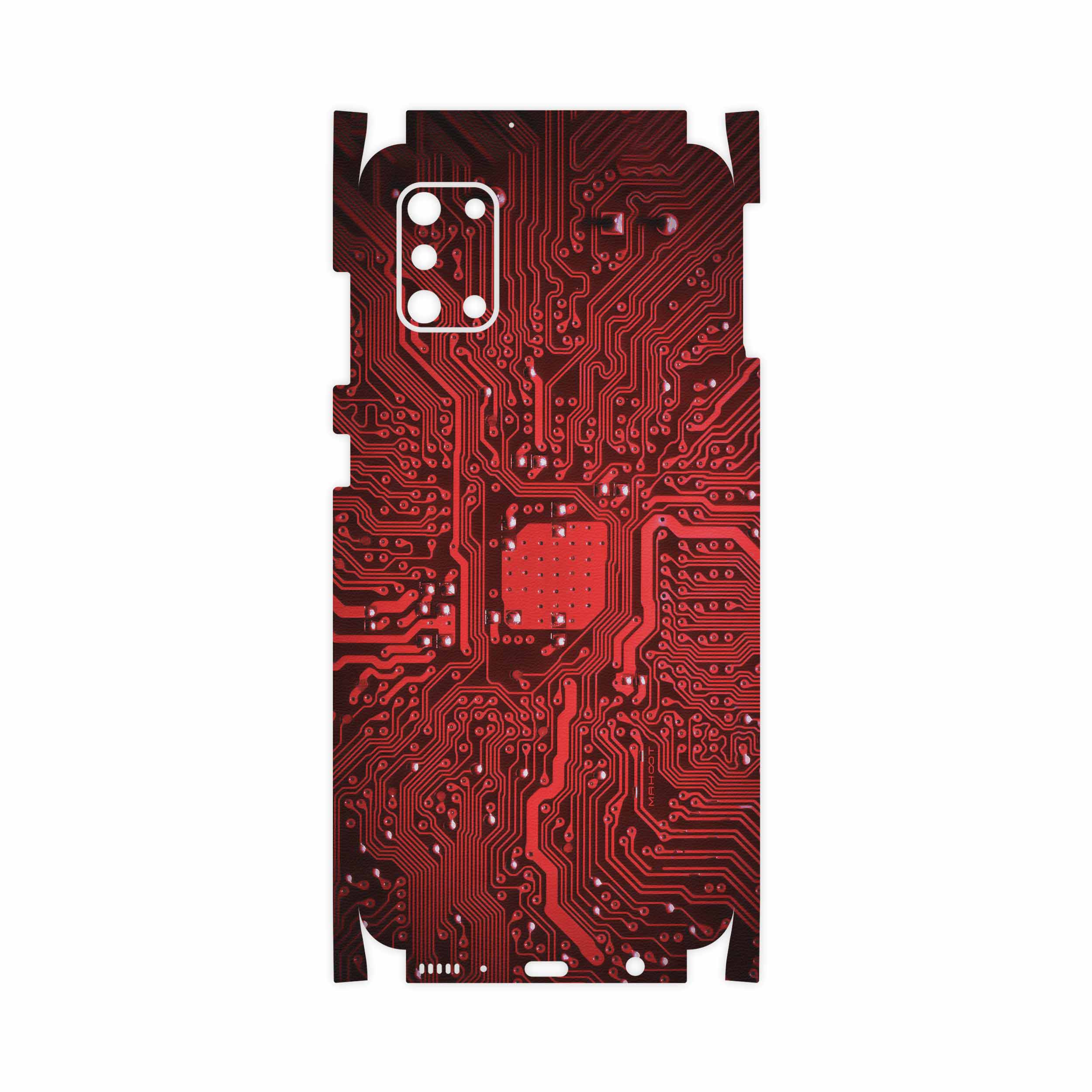 برچسب پوششی ماهوت مدل Red Printed Circuit Board-FullSkin مناسب برای گوشی موبایل سامسونگ Galaxy A31