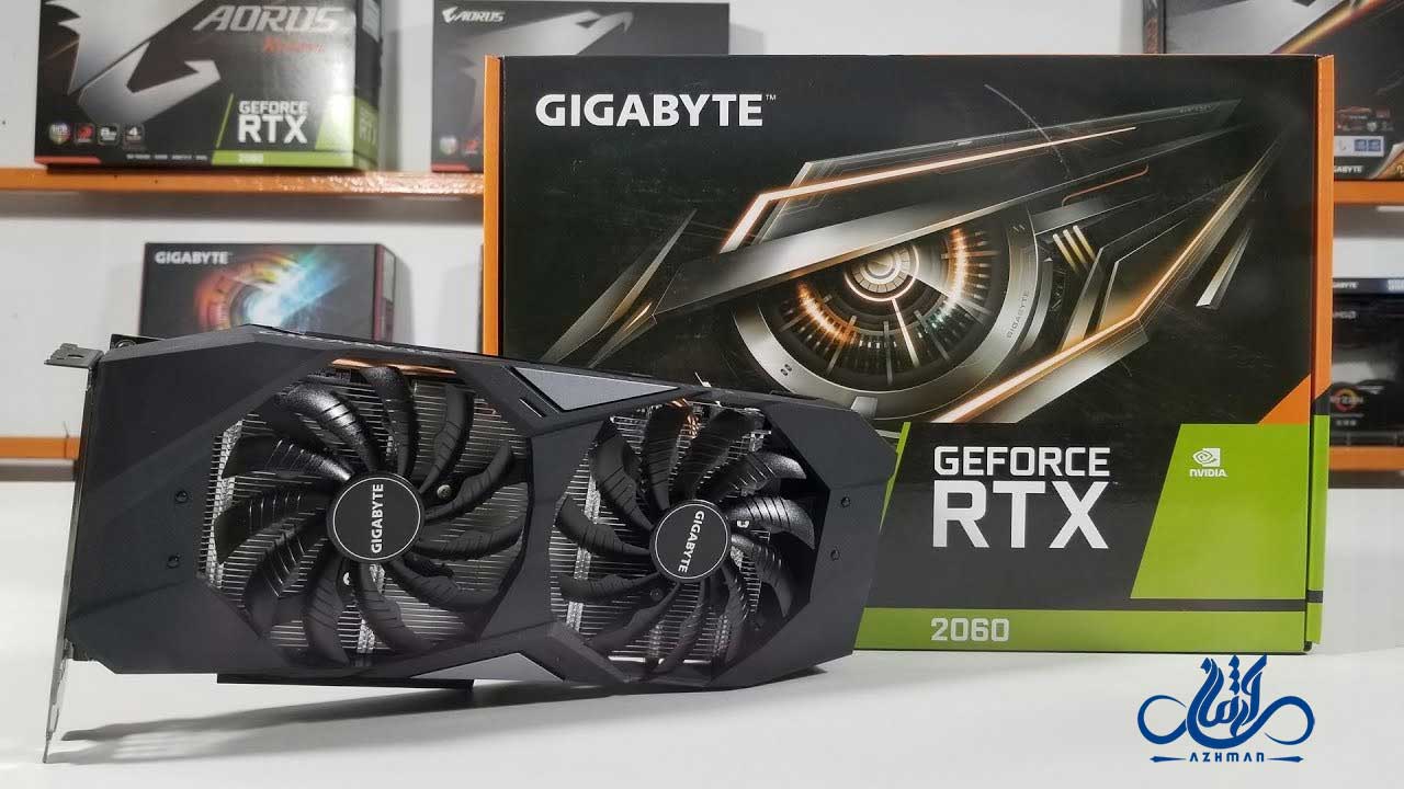 کارت گرافیک گیگابایت RTX2060 WINDFORCE 6G