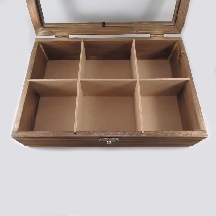 جعبه چای کیسه ای مدل چوبی کد TEA-3