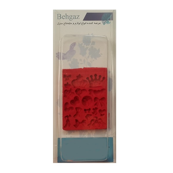 قالب فوندانت بهگز مدل تاج و پاپیون