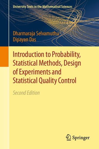 خرید و دانلود نسخه کامل کتاب Introduction to Probability, Statistical Methods, Design of Experiments and Statistical Quality Control