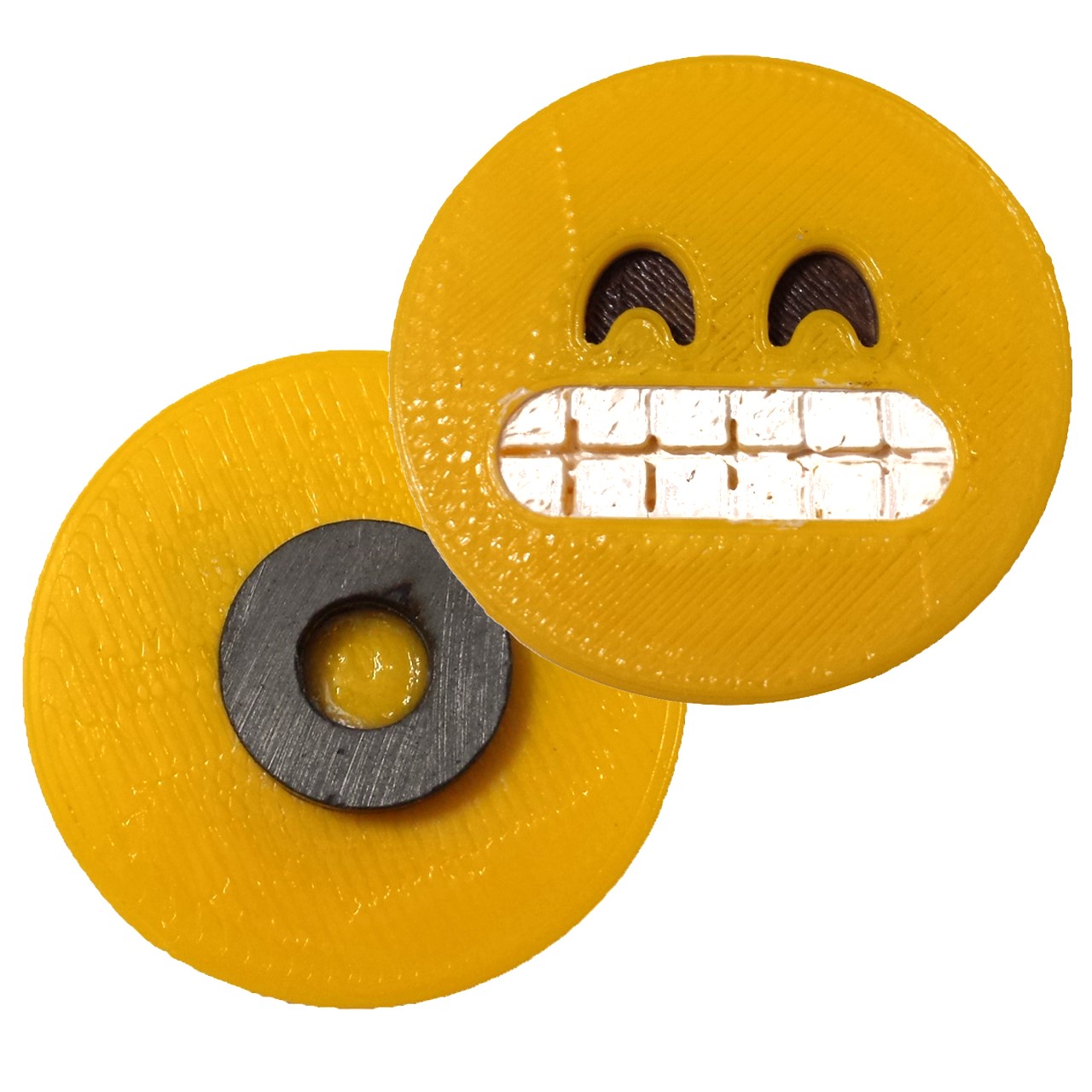 آهنربای یخچال ایموجی مدلBare Teeth Smile 