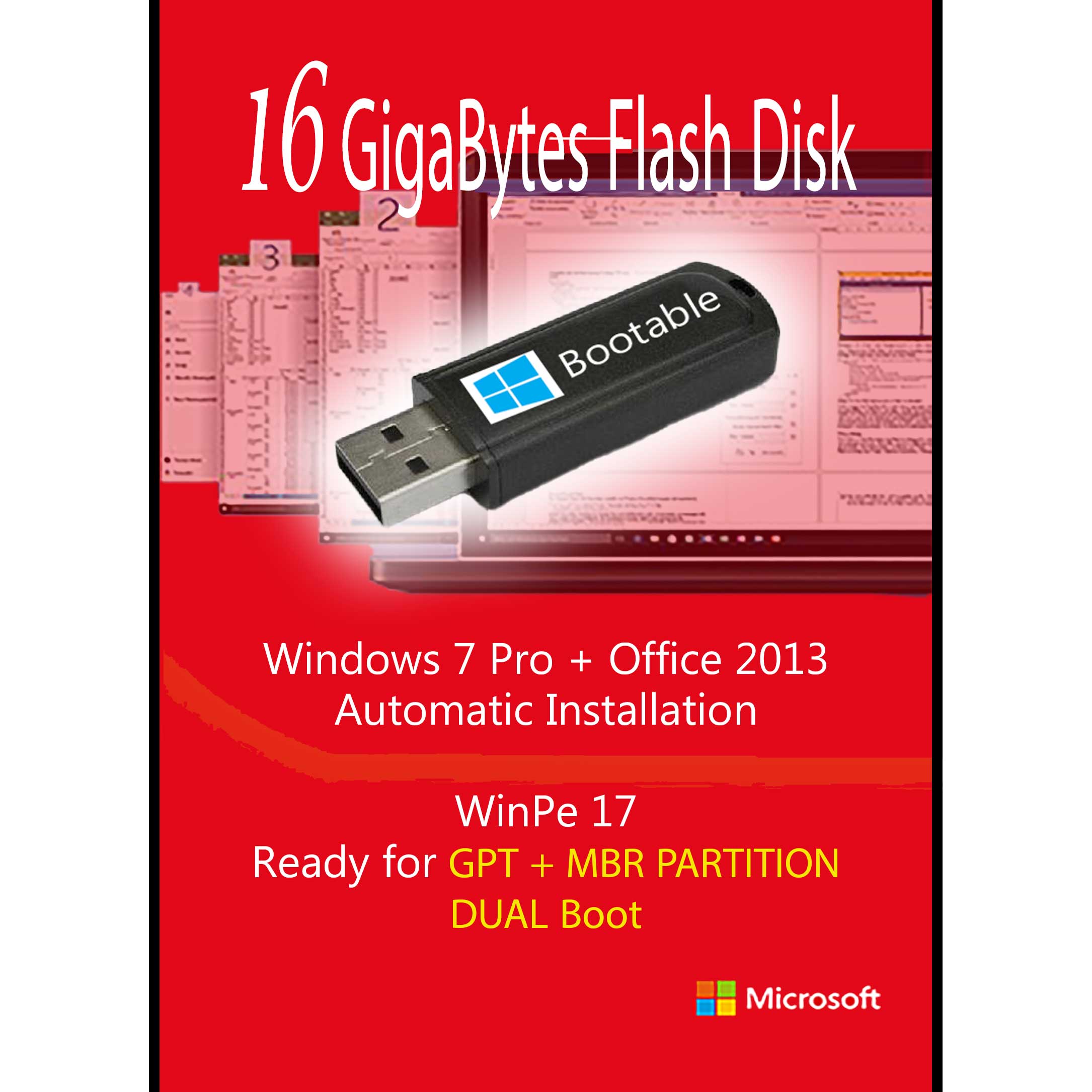 سیستم عامل Windows 7 Pro   Office 2013 Pro نشر مایکروسافت